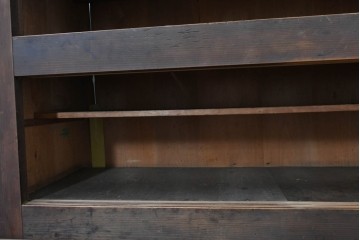 和製アンティーク　明治期　五尺　丸環金具と透かし飾りが味わい深いサイドボード　(R-090454)
