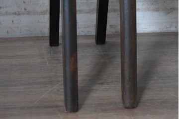 中古　松本民芸家具　#521L型　直線的な木部と丁寧な編み込みが調和したラッシアームチェア2脚セット　定価(2脚合計)約49万4千円　(R-090461)