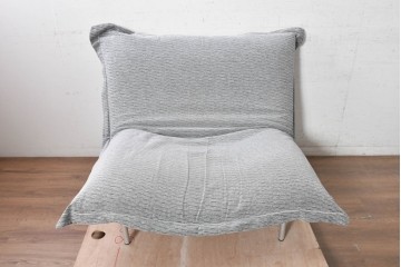 中古　美品　LigneRoset(リーン・ロゼ)　ROSETCalin(ロゼカラン)　リクライニング機能付き　ゆったりと身を預けたくなる1人掛けソファとオットマンのセット　定価約38万円　(R-090463)