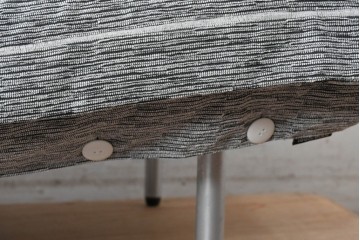 中古　美品　LigneRoset(リーン・ロゼ)　ROSETCalin(ロゼカラン)　リクライニング機能付き　ゆったりと身を預けたくなる1人掛けソファとオットマンのセット　定価約38万円　(R-090463)