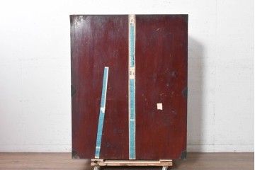 和製アンティーク　明治期から大正期　巾着金具　時代の趣漂う松本衣装箪笥　(R-090464)