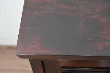 和製ヴィンテージ　松本民芸家具　和モダンな佇まいが目を引くA型サイドボード　定価約55万7千円　(R-090466)