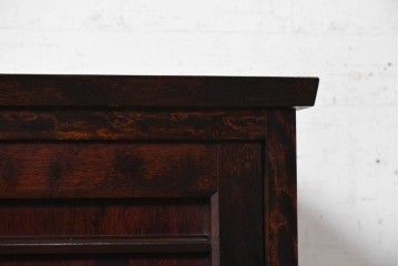 和製ヴィンテージ　松本民芸家具　和モダンな佇まいが目を引くA型サイドボード　定価約55万7千円　(R-090466)