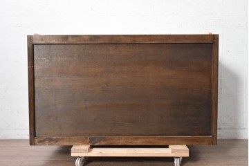 《天板・台輪取り付け加工費込み》　中古　松本民芸家具　深みある杢目が美しいローチェスト　(R-090469)