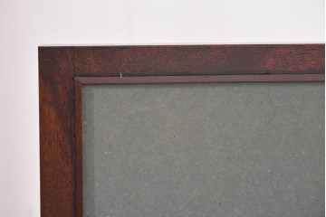 中古　民芸家具　葛布(くずふ)を取り入れた素朴なデザインの茶棚　(R-090472)