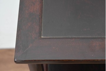 中古　民芸家具　葛布(くずふ)を取り入れた素朴なデザインの茶棚　(R-090472)