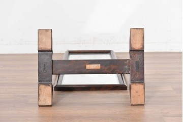 中古　松本民芸家具　透かし彫りが上品なB型姿見　定価約10万円　(R-090473)