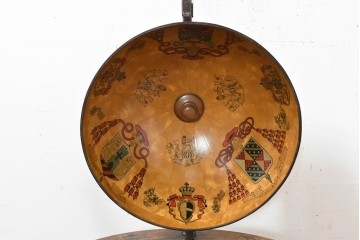 イタリアヴィンテージ　1970年頃　古地図が描かれたクラシカルな地球儀型ドリンクキャビネット　(R-090478)