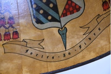イタリアヴィンテージ　1970年頃　古地図が描かれたクラシカルな地球儀型ドリンクキャビネット　(R-090478)