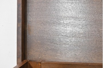 イギリスヴィンテージ　WOOD BROS(ウッド・ブロス)　Old charm(オールドチャーム)　リネンフォールド彫刻が魅力のブランケットボックス　(R-090482)