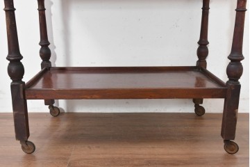 イギリスアンティーク　1930年頃　仕切り付き引き出しを備えた2段キッチンワゴン　(R-090483)