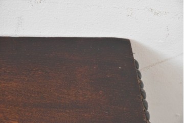 イギリスアンティーク　1930年頃　オーク材　玉状のモールディングが印象的な4段チェスト　(R-090450)