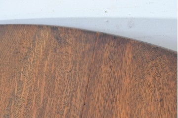 イギリスアンティーク　1920年頃　オーク材　ツイストレッグが印象的なゲートレッグ(バタフライ)テーブル　(R-090494)