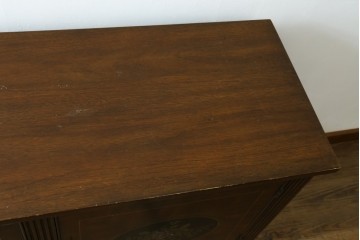 中古　希少モデル!!　DREXEL HERITAGE(ドレクセルヘリテイジ)　シノワズリ様式　優美な花絵と脚部の透かし飾りが目を惹くサイドボード (R-090511)
