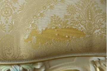 中古　SILIK(シリック)　繊細な装飾が気品あふれるロココ調チェア　定価約41万円　(R-090525)