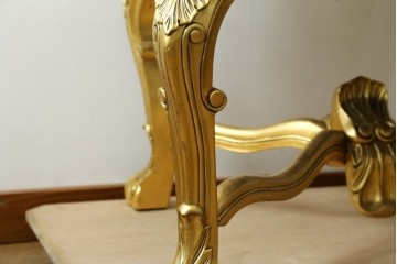 中古　本革(レザー)　横浜家具取り扱い　Camerin(カメリン)　Baroque(バロック)シリーズ　1011　重厚感漂う大型ハイバックアームチェア　定価約75万円　(R-090526)