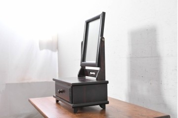 中古　美品　松本民芸家具　和洋どちらにも取り入れやすい!　上品な佇まいの524型小鏡台　(R-090534)