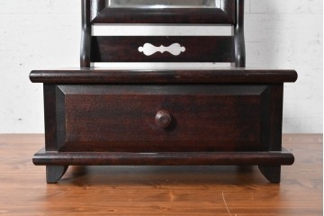 中古　美品　松本民芸家具　和洋どちらにも取り入れやすい!　上品な佇まいの524型小鏡台　(R-090534)