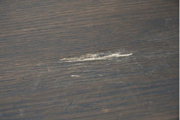 イギリスアンティーク　1930年頃　オーク材　リネンフォールドの彫刻が入った戸棚付きチェスト　(R-090537)