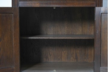 イギリスヴィンテージ　1950年頃　オーク材　クラシカルなカクテルキャビネット　(R-090542)