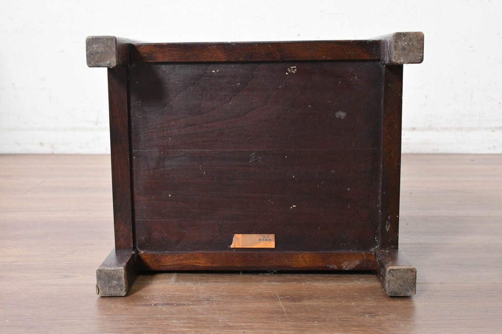 中古　松本民芸家具　クラシカルなろくろ飾りが印象的な傘立て　(R-090545)