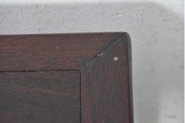 和製ヴィンテージ　1950年頃　紫檀(シタン)材　繊細な意匠とすっきりとした佇まいが魅力の花台　(R-090547)