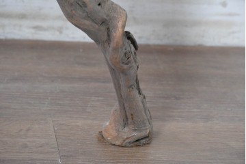 フランスアンティーク　1960年から1970年頃　葡萄の蔓を活かした自然味あふれるスツール　(R-090557)