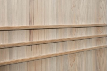 和製アンティーク　昭和初期　横桟を渡した素朴なつくりの幅広板戸1枚　(R-090562)