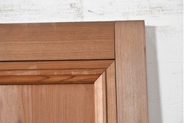アンティーク建具　大正から昭和初期　高級品　杉材　大正ロマンの雰囲気漂う作りの良い幅広扉1枚　(R-090563)