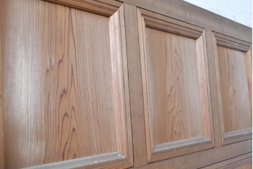 アンティーク建具　大正から昭和初期　高級品　杉材　大正ロマンの雰囲気漂う作りの良い幅広扉1枚　(R-090563)