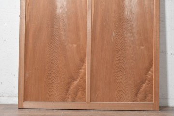 アンティーク建具　大正から昭和初期　高級品　杉材　大正ロマンの雰囲気漂う作りの良い幅広扉1枚　(R-090563)