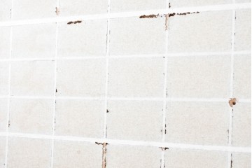 ヴィンテージ建具　昭和中期　幅広　細かな格子組が上品な猫間障子戸2枚セット　(R-090568)