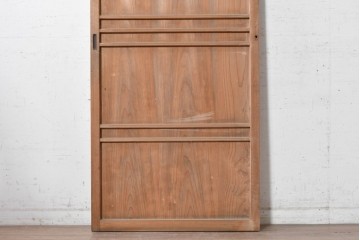 和製ヴィンテージ　昭和初期から昭和中期　木目を活かしたシンプルな板戸1枚　(R-090575)
