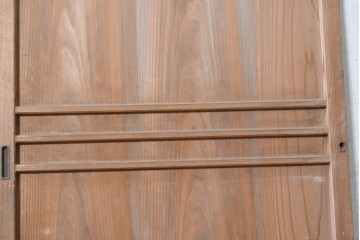 和製ヴィンテージ　昭和初期から昭和中期　木目を活かしたシンプルな板戸1枚　(R-090575)
