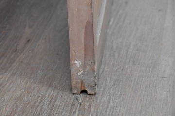 和製ヴィンテージ　昭和初期から昭和中期　木目を活かしたシンプルな板戸1枚　(R-090575)