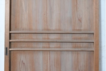 和製ヴィンテージ　昭和初期から昭和中期　木目を活かしたシンプルな板戸1枚　(R-090576)
