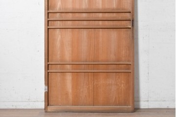 和製ヴィンテージ　昭和初期から昭和中期　木目を活かしたシンプルな板戸1枚　(R-090577)