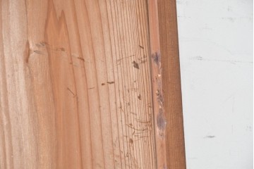 和製ヴィンテージ　昭和初期から昭和中期　木目を活かしたシンプルな板戸1枚　(R-090577)