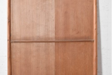 ヴィンテージ建具　昭和中期から昭和後期　凝ったデザインが魅力的な古い数寄屋の引き戸1枚　(R-090578)