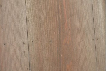 和製アンティーク　昭和初期　横桟を全体に配したすっきりとした木製引き戸　(R-090580)