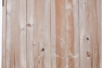 ヴィンテージ建具　昭和中期　木目と節が印象的な板戸扉1枚　(R-090583)