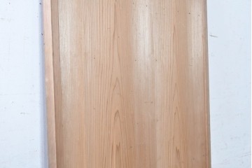 ヴィンテージ建具　昭和中期　竹の装飾がアクセントになった端正なデザインのドア1枚　(R-090584)