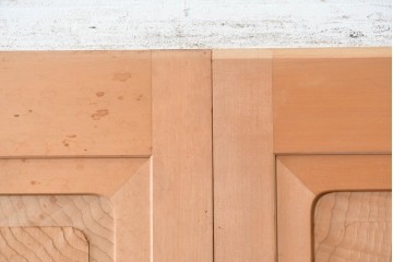 和製ヴィンテージ　昭和後期　高級品!!　繊細な組子細工と木目を楽しめる帯戸4枚セット　(R-090586)