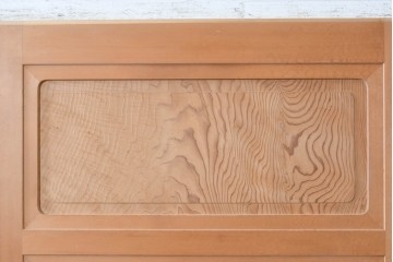 和製ヴィンテージ　昭和後期　高級品!!　繊細な組子細工と木目を楽しめる帯戸4枚セット　(R-090586)