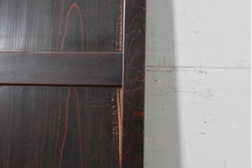 アンティーク建具　明治期　深みのある色合いと木目が上品な帯戸2枚セット　(R-090589)