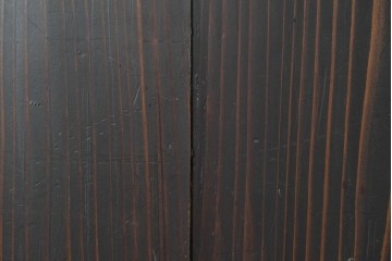 アンティーク建具　明治期　深みのある色合いと木目が上品な帯戸2枚セット　(R-090589)