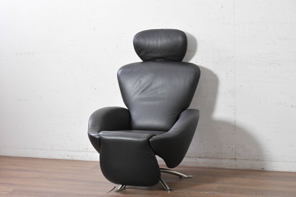 中古　美品　Cassina(カッシーナ)　本革　リクライニング　パーソナルチェア　K10 DODO(ドド)　ドドシェーズロング　定価約167万2千円　(R-090601)