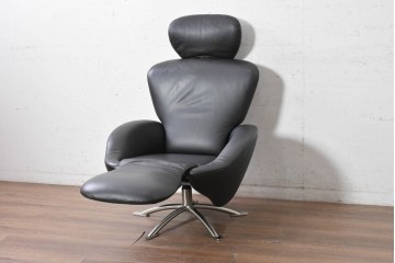 中古　美品　Cassina(カッシーナ)　本革　リクライニング　パーソナルチェア　K10 DODO(ドド)　ドドシェーズロング　定価約167万2千円　(R-090601)
