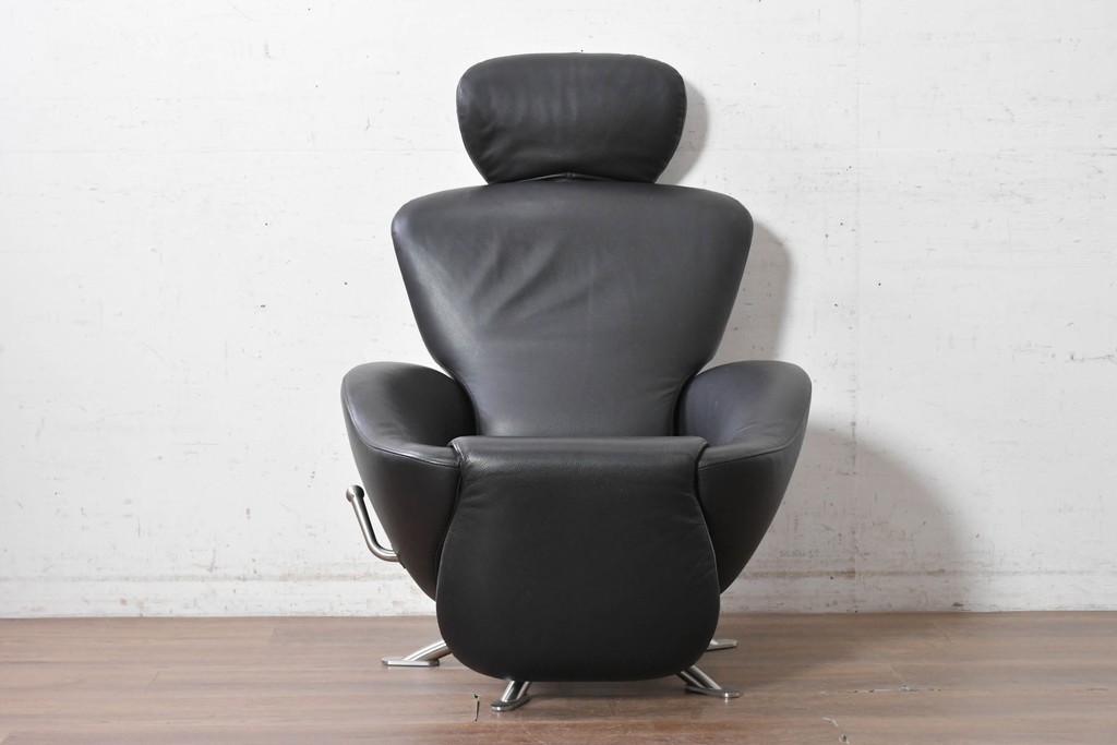 中古　美品　Cassina(カッシーナ)　本革　リクライニング　パーソナルチェア　K10 DODO(ドド)　ドドシェーズロング　定価約167万2千円　(R-090601)