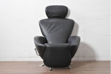 中古　美品　Cassina(カッシーナ)　本革　リクライニング　パーソナルチェア　K10 DODO(ドド)　ドドシェーズロング　定価約167万2千円　(R-090601)
